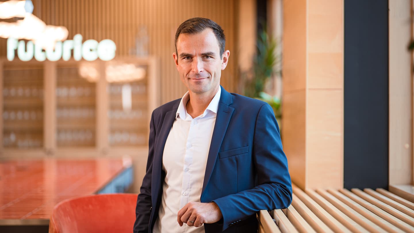 Photo of Jonas Trindler at the Futurice headquarters