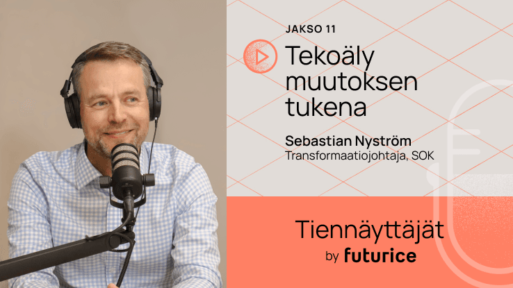 Header image of Sebastian Nystrom in Futurice podcast